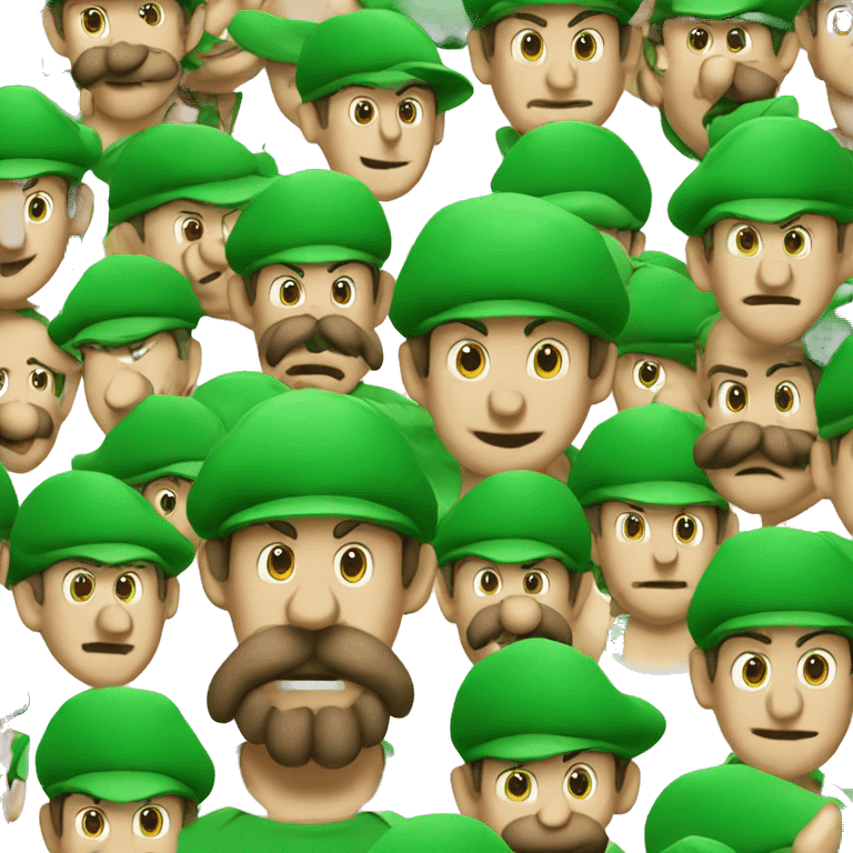 Luigi Face With A Green Hat  emoji