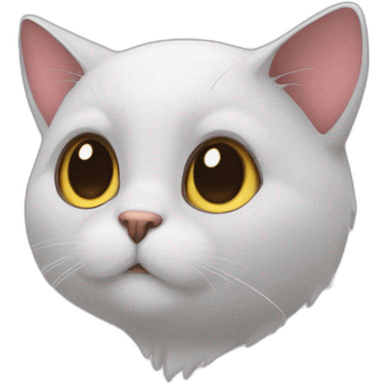 Chat câlin cœur emoji