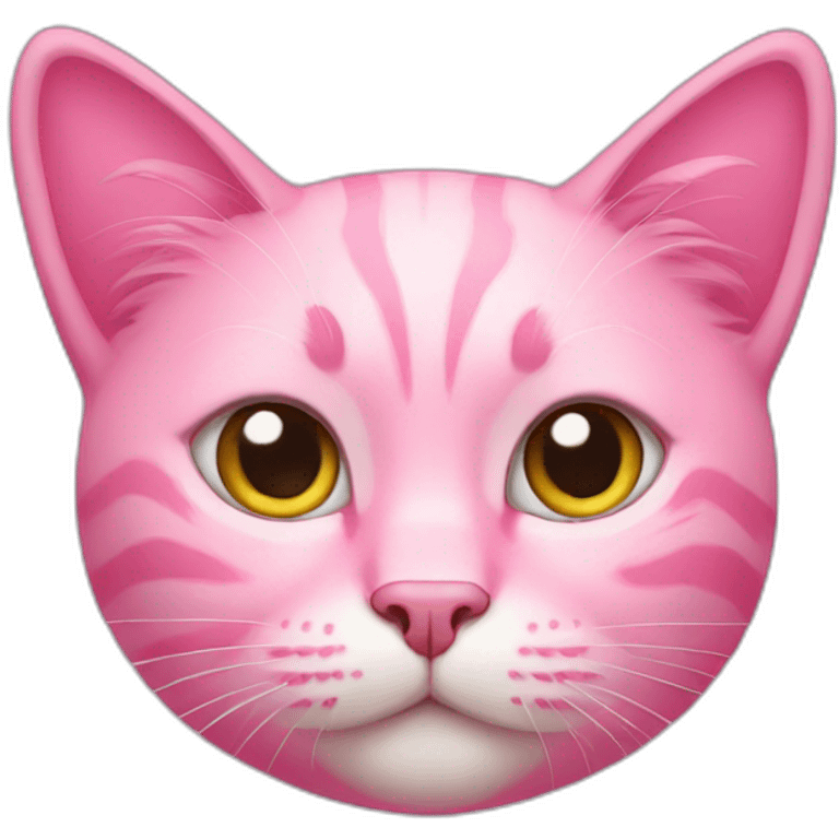 Pink cat emoji