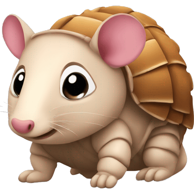 cute armadillo emoji