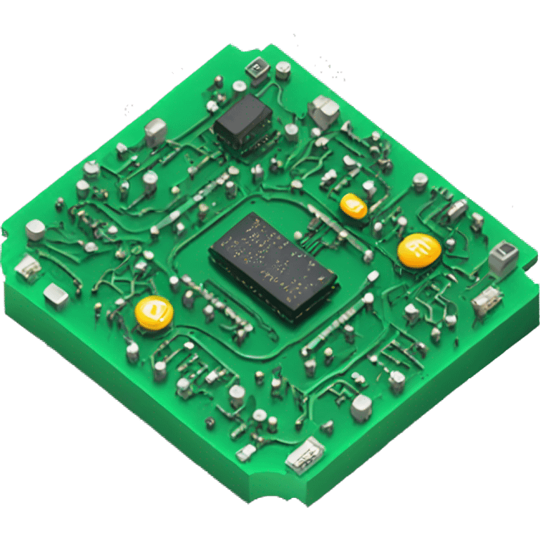 circuit board isometry emoji