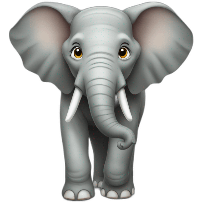 elephant happy emoji