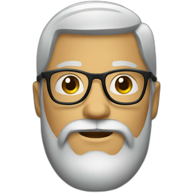 Man with beard and glasses emoji