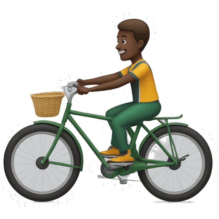 Alasane Ouattara sur un vélo emoji