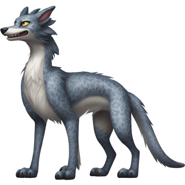 Feral Sergal Fursona emoji