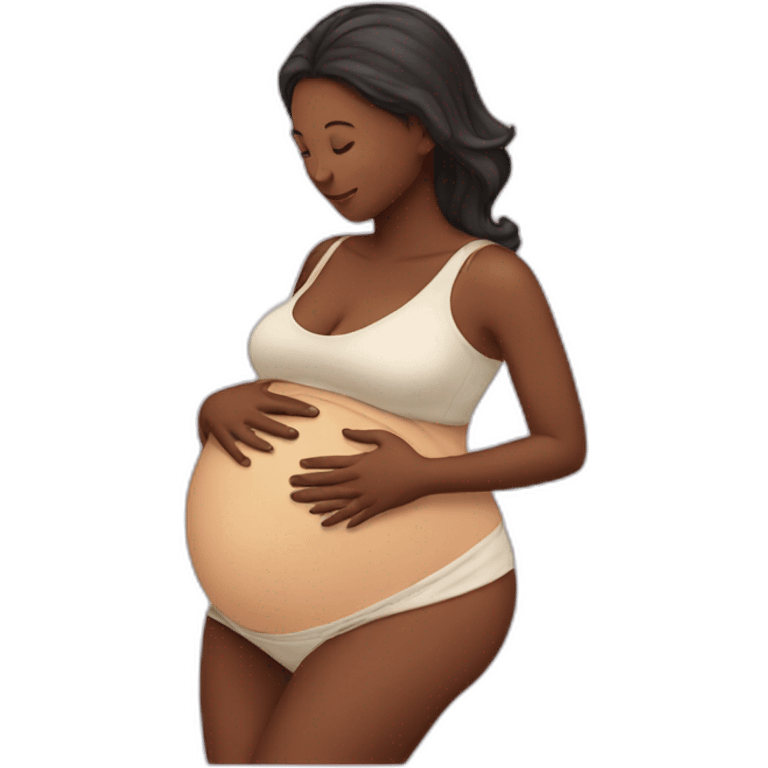 pregnant belly emoji