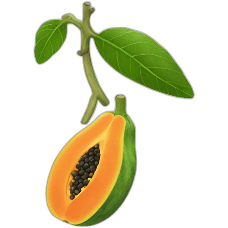 Papaya emoji