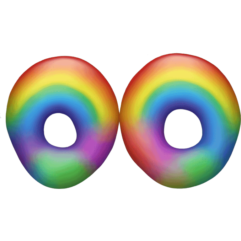 Rainbow 100% emoji