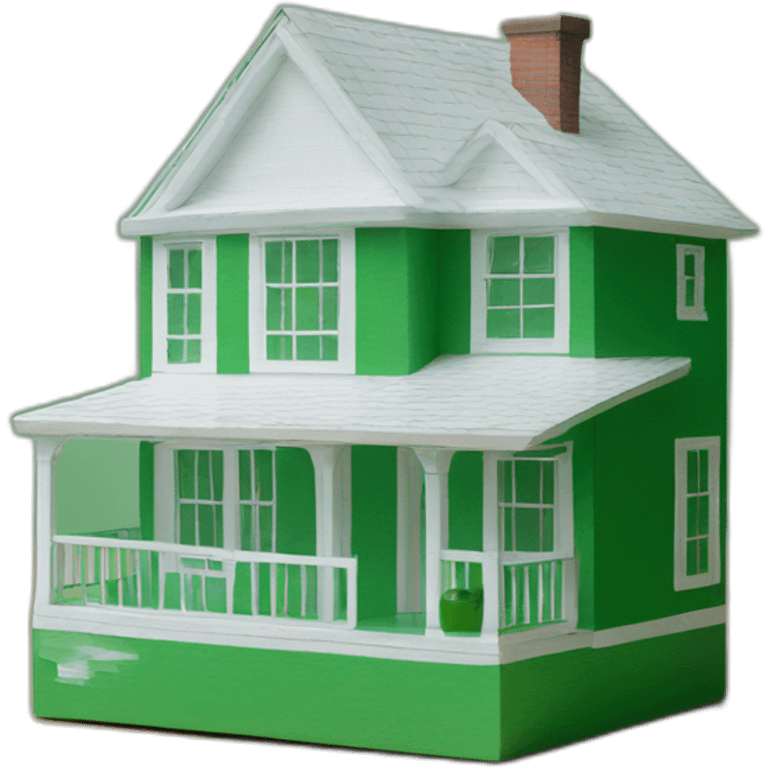 house box green and white emoji