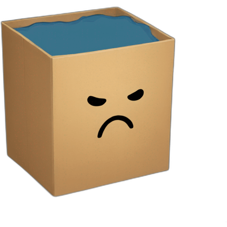 sinking box emoji