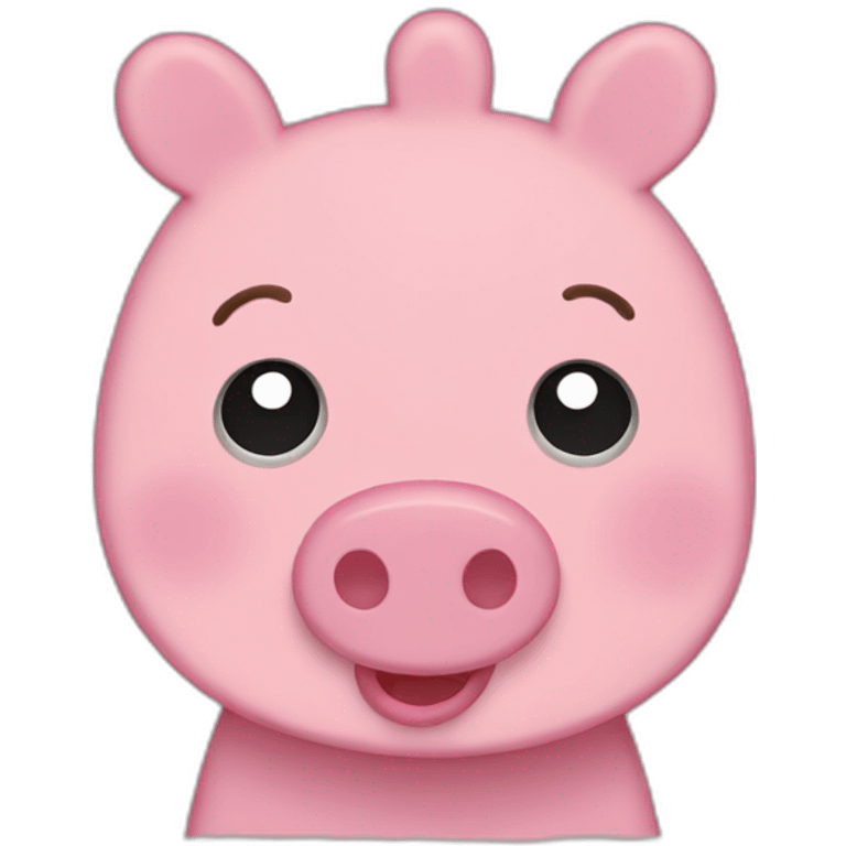 Tiny peppa pig emoji