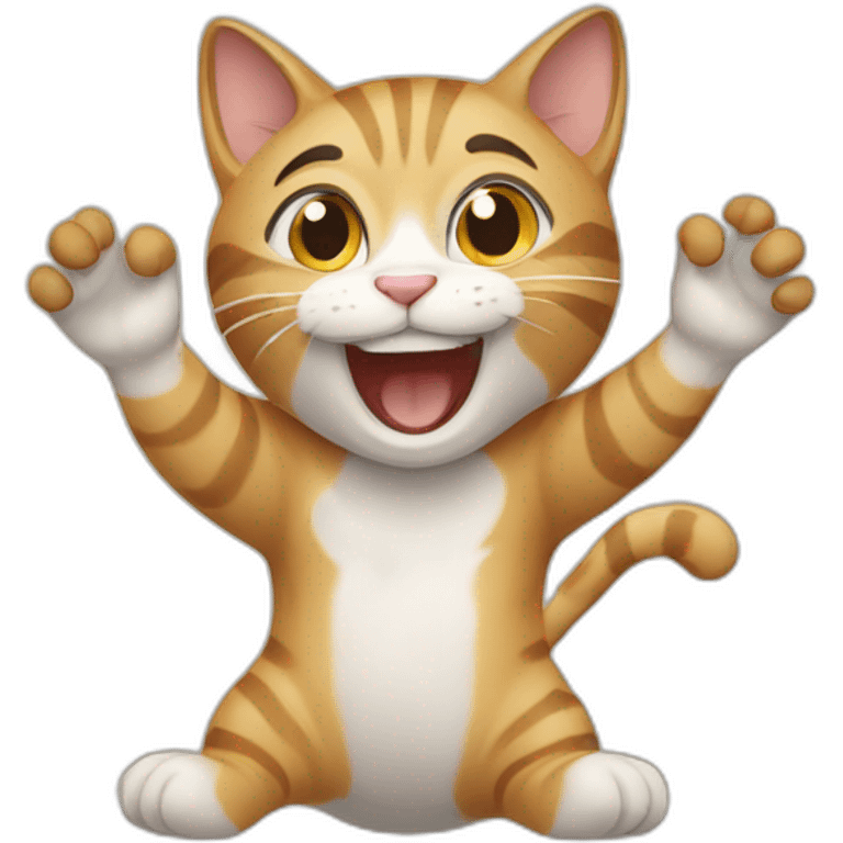 Excited cat's emoji