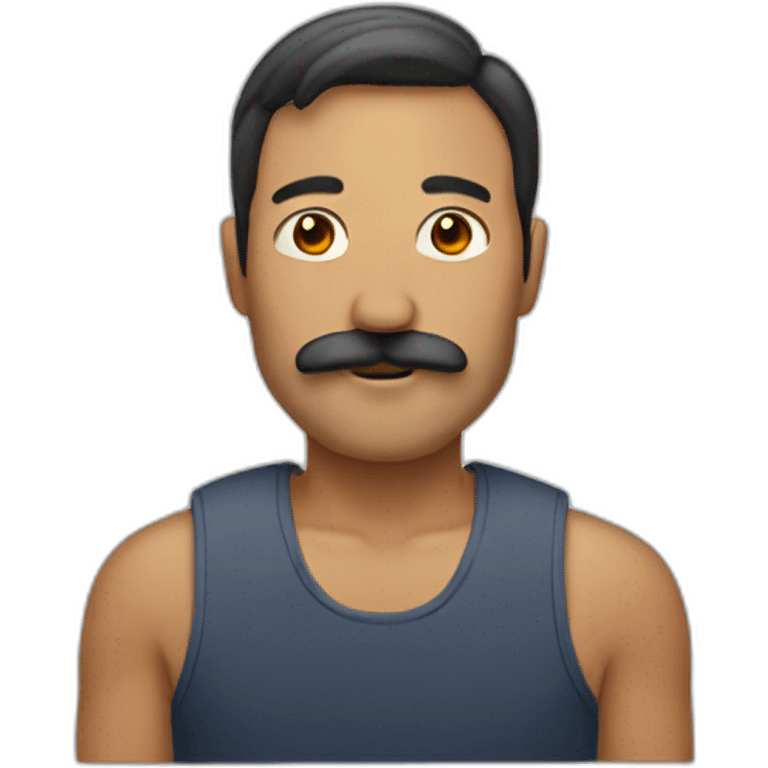 man with little mustache emoji