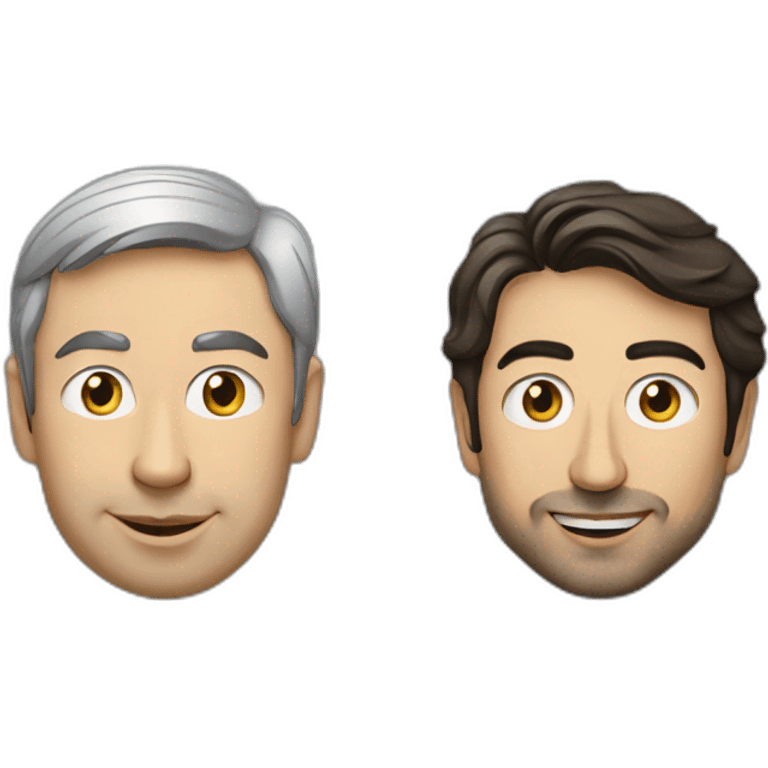 Larry Page and Sergey Brin emoji