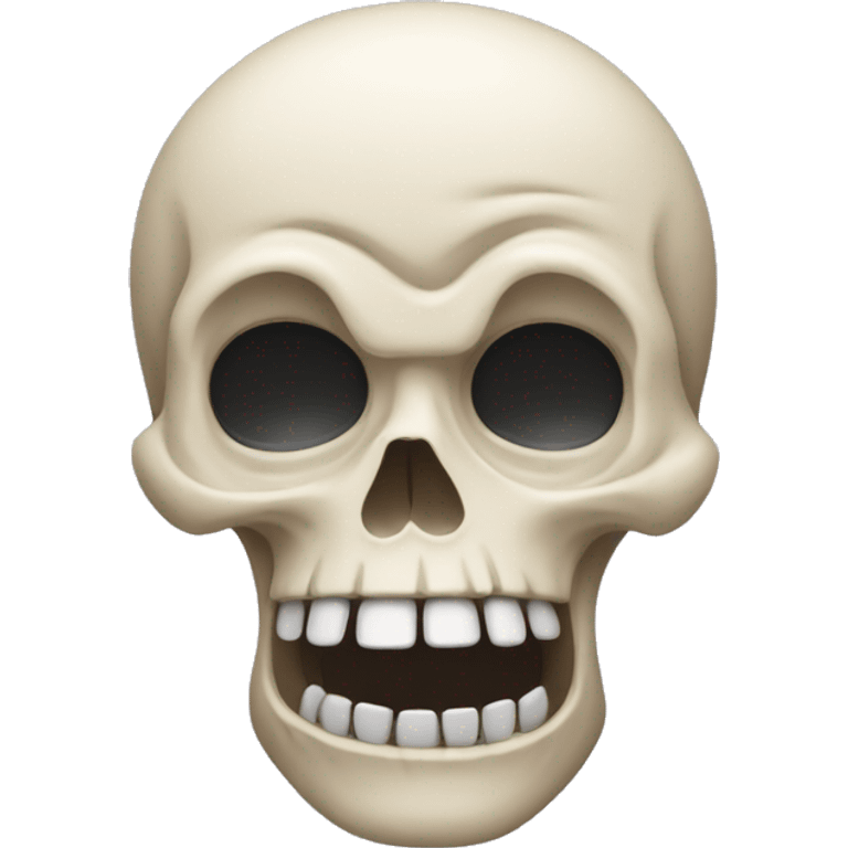 Shocked skull face  emoji