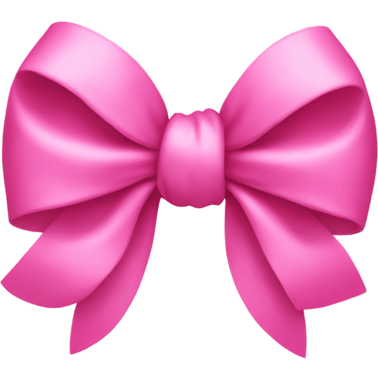 Pink bow emoji