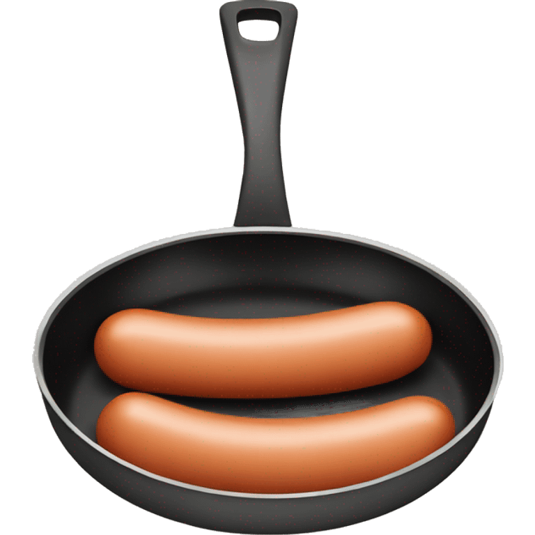 Sausage in a frying pan emoji