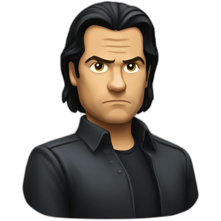 shrugging Vincent Vega emoji