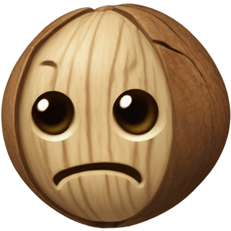 Dodgy walnut emoji