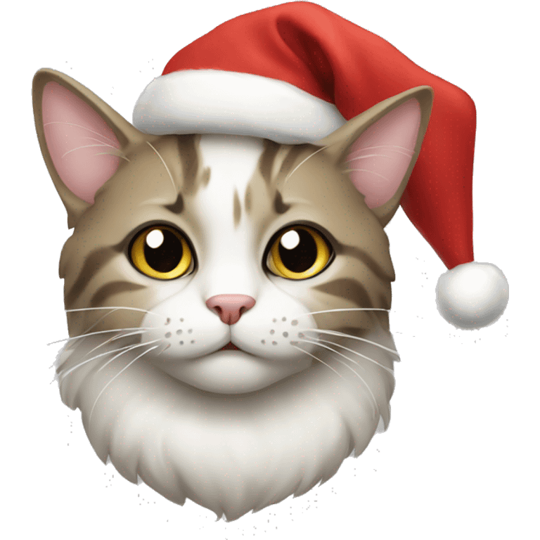 Christmas cat emoji