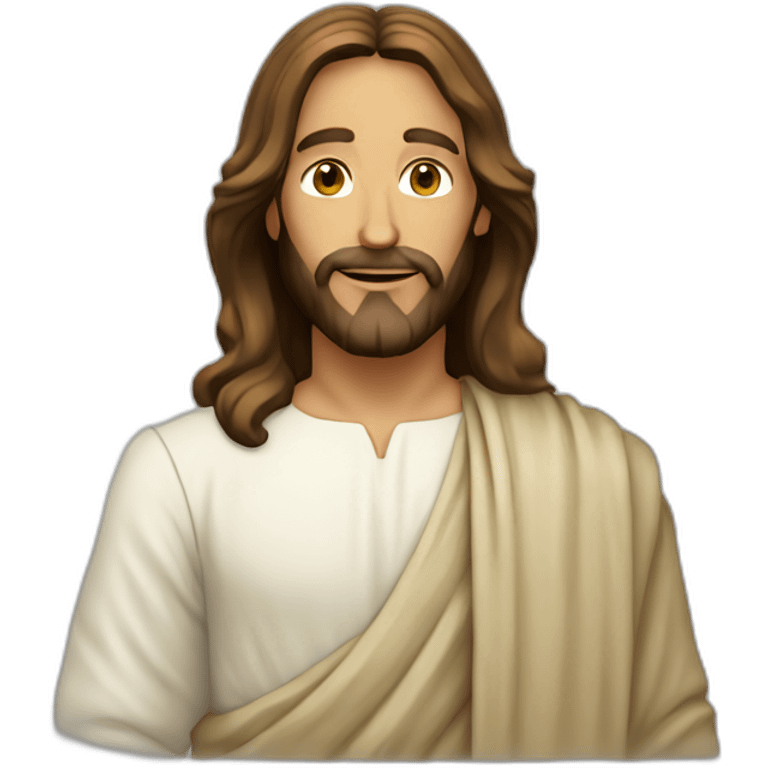 Jesus leve le pouce emoji