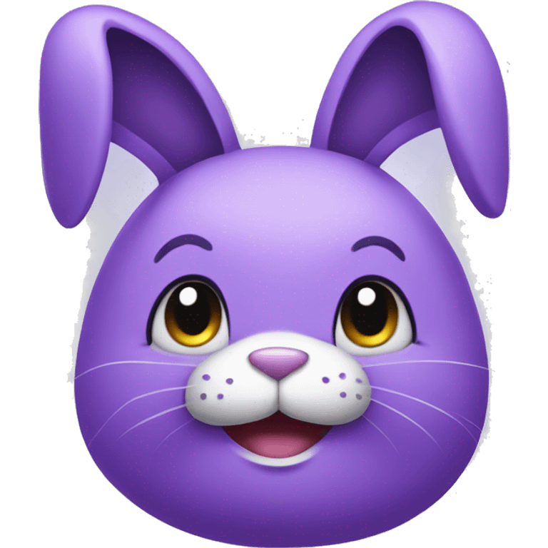 Purple bunny emoji