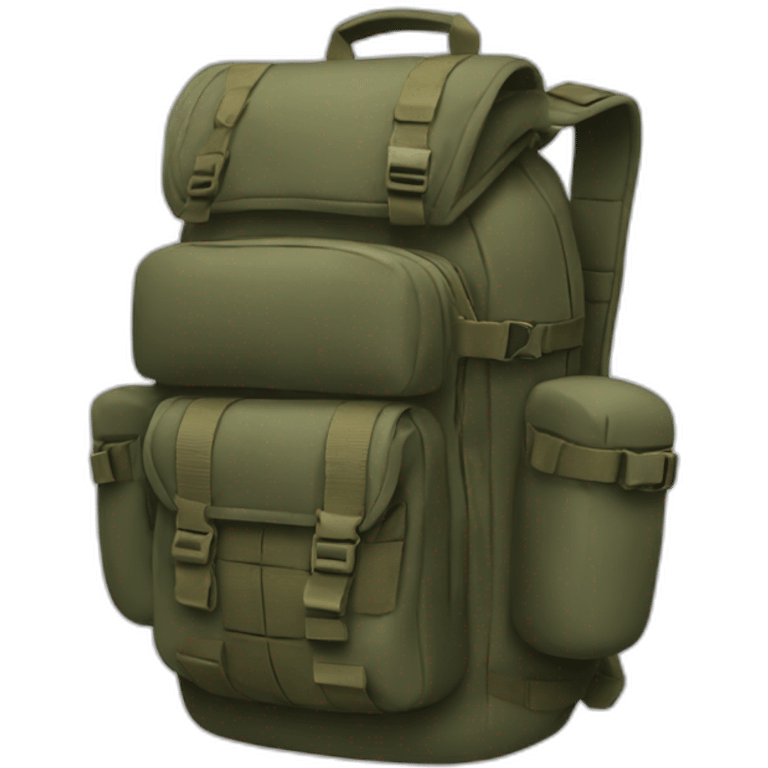 Tactical backpack emoji