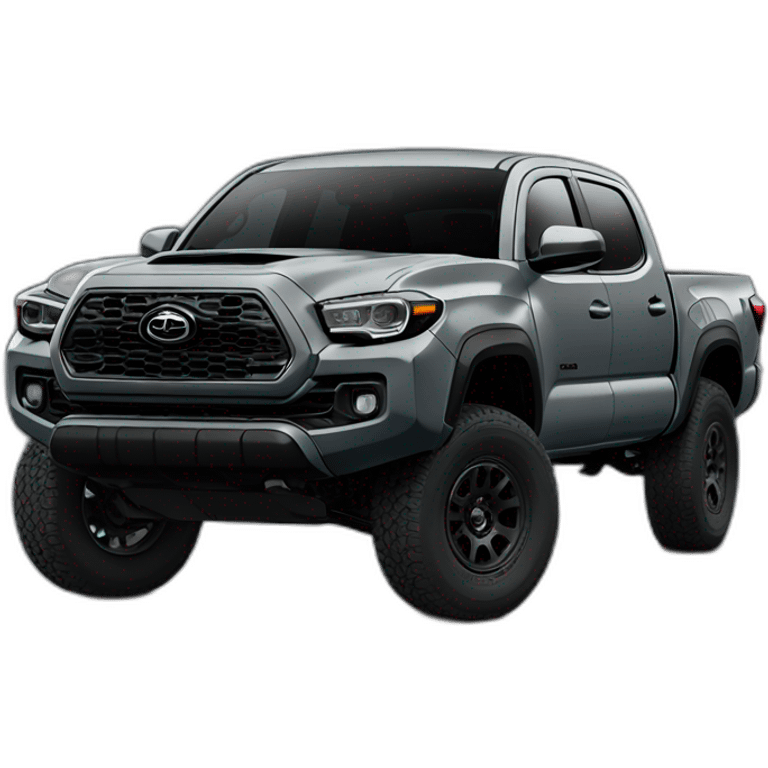 2023 trd pro tacoma dark grey  emoji