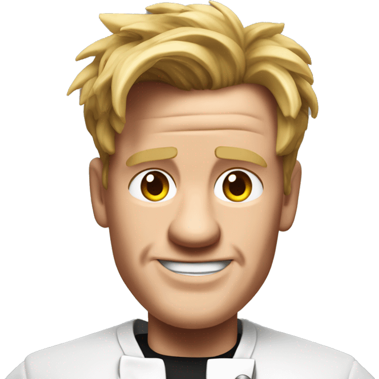 real looking gordon Ramsey, human features, realistic emoji