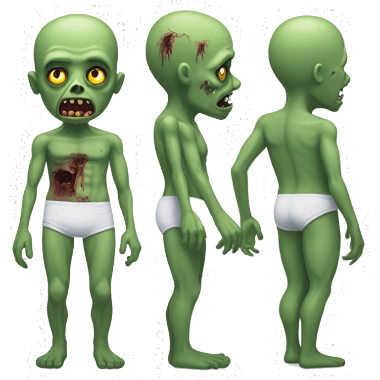 zombi in underpants  emoji