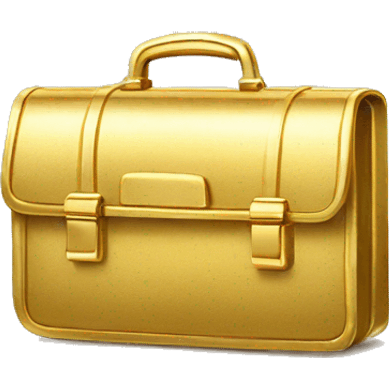 gold briefcase emoji