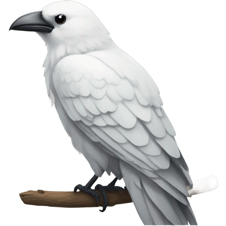 White crow emoji