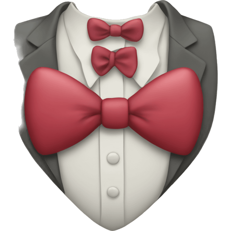 a heart with a bow tie emoji