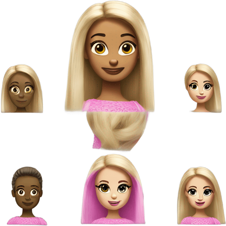 Shrek look like barbie emoji