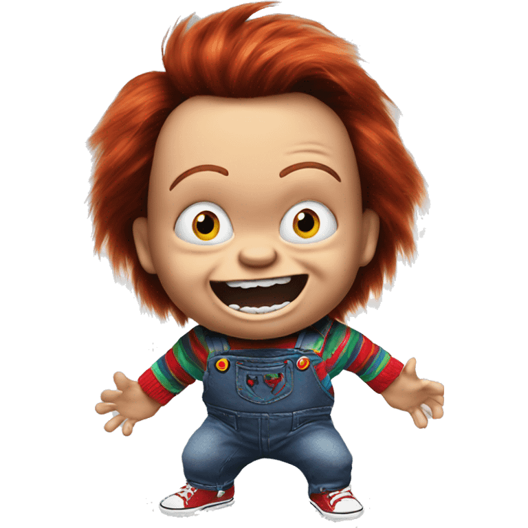 Chucky dancing emoji