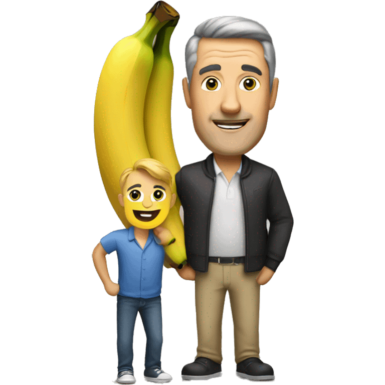 Dad has got a big banana emoji