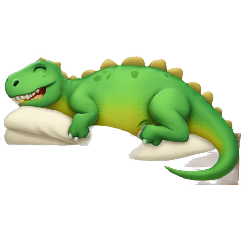 sleeping dinosaur  emoji