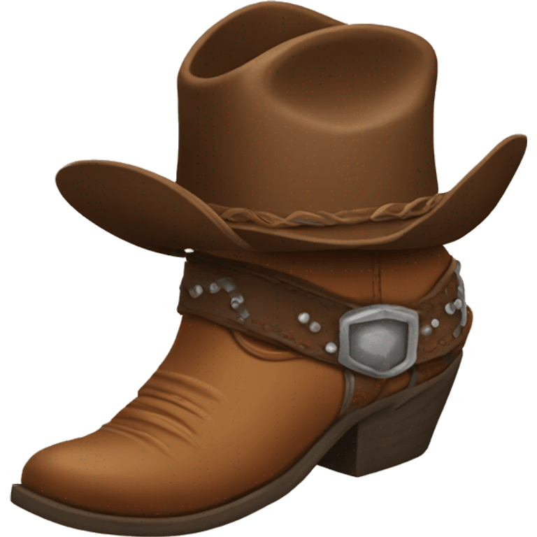 Cowboy boot  emoji