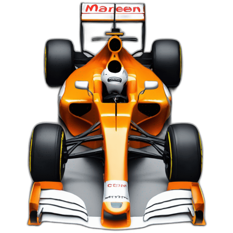 McLaren formula 1 car emoji