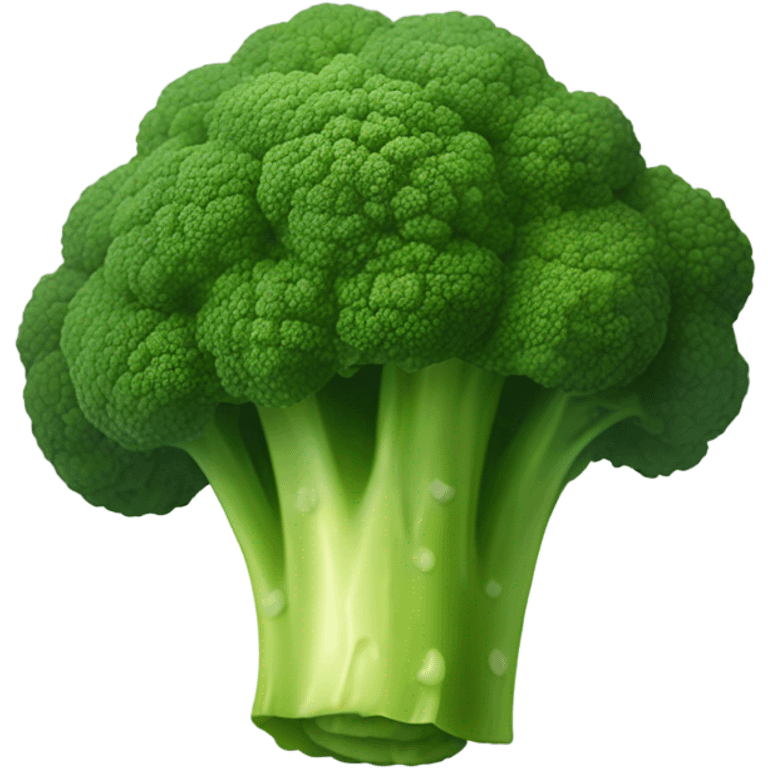 Smoking broccoli emoji