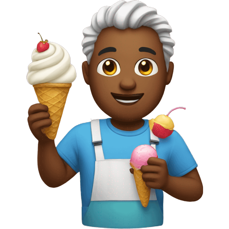 Bardella with ice cream  emoji