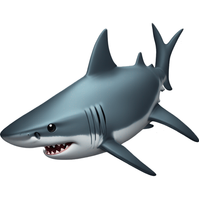 shark with topha mark "route-x" emoji