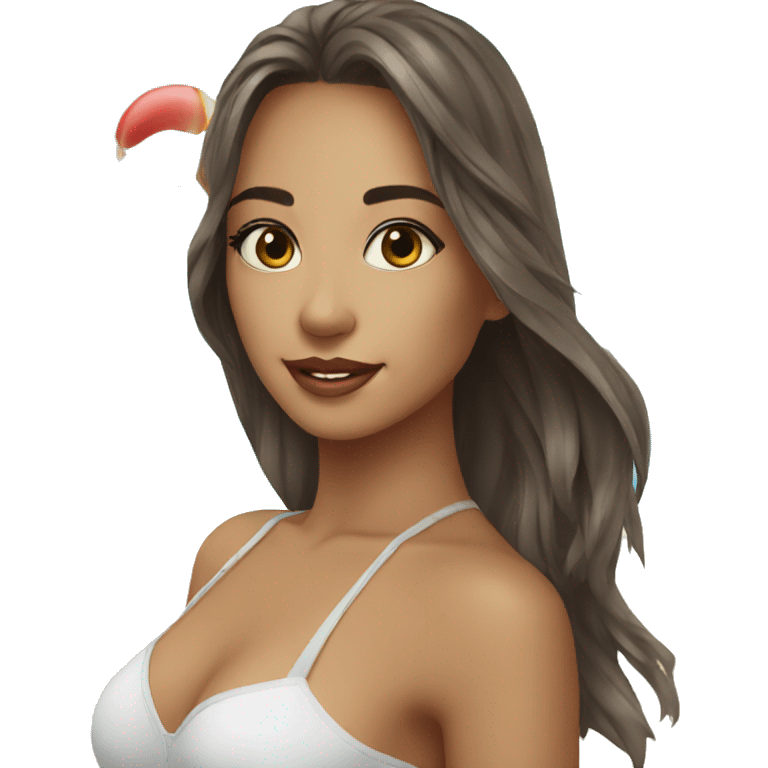 BEAUTIFUL GIRL BEACH emoji