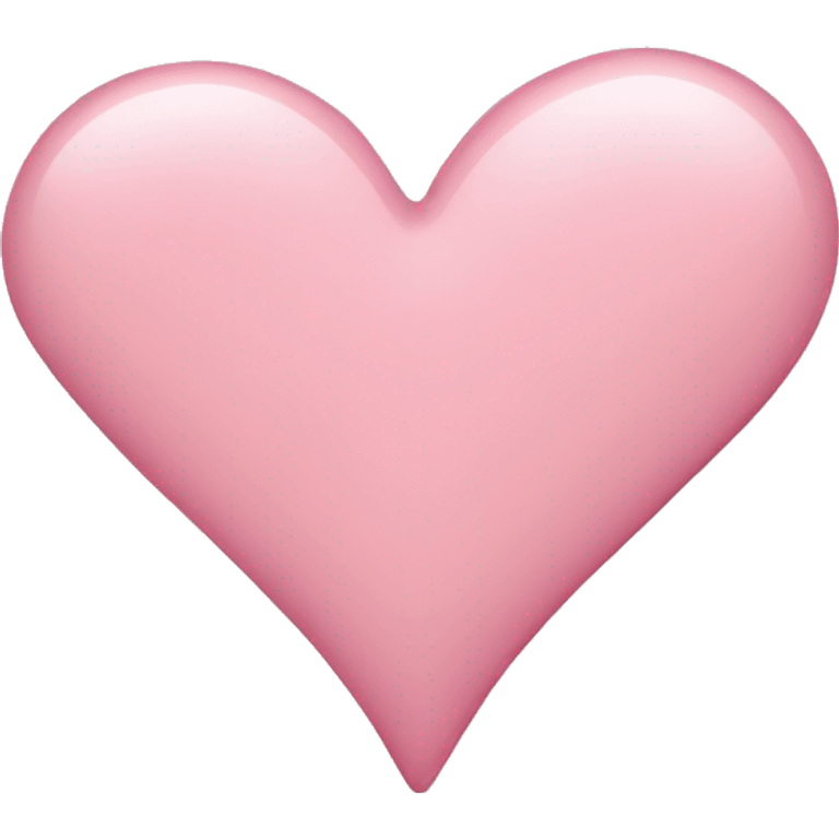 light pink heart emoji