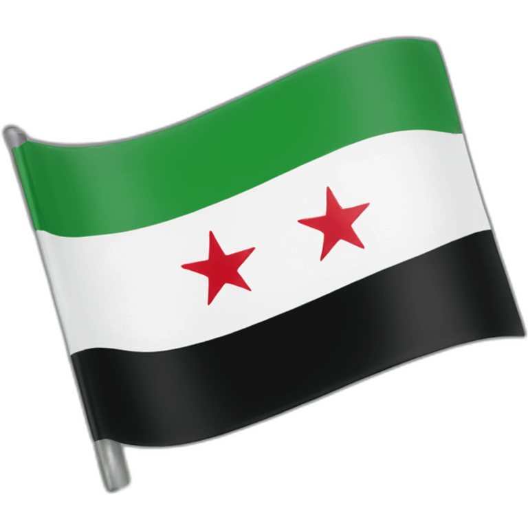 Independent Syria flag emoji