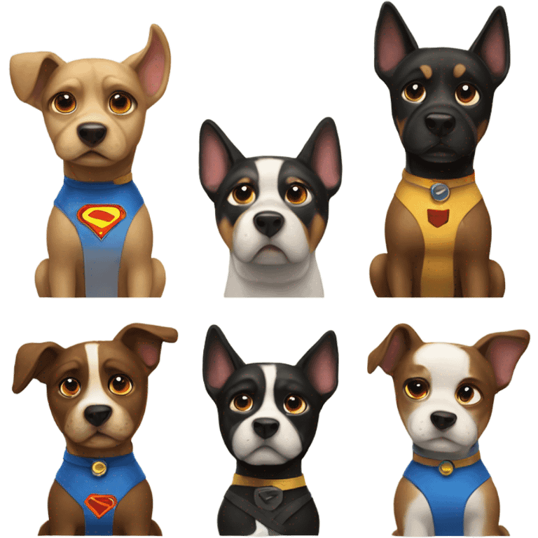 Super hero dogs  emoji