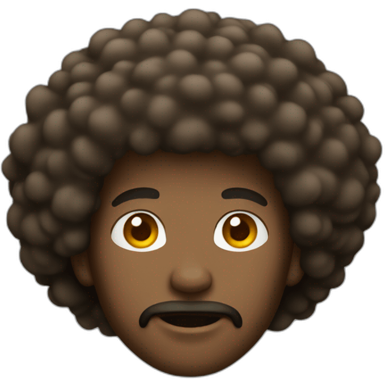 afro dude emoji