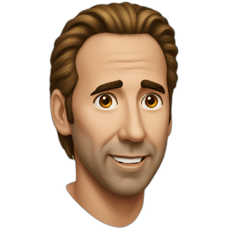 Nicholas Cage My hair is a bird emoji