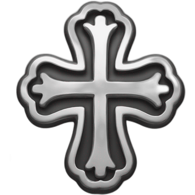 chrome hearts cross logo emoji