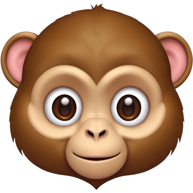 A monkey with heart eyes emoji